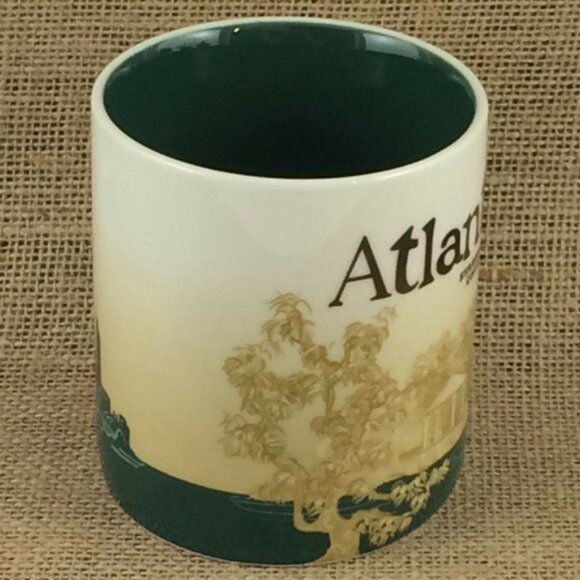 Starbucks Atlanta Mug Cup Icon Series Piedmont Park 16oz 2011 Coffee Tea USA - Picture 6 of 12